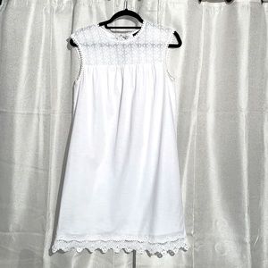 Who What Wear White Lace Detail Dress, Size XS